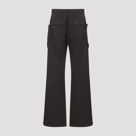 DRKSHDW Wide-Leg Multi-Pocket Cargo Trousers Men BROWN Pants - Picture 3 of 4